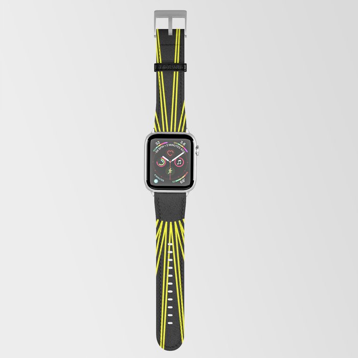 sun with black background Apple Watch Band