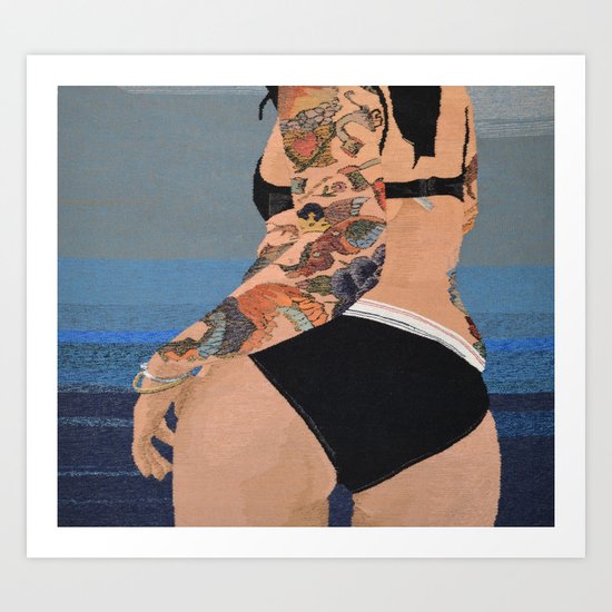 Curves 2 Art Print