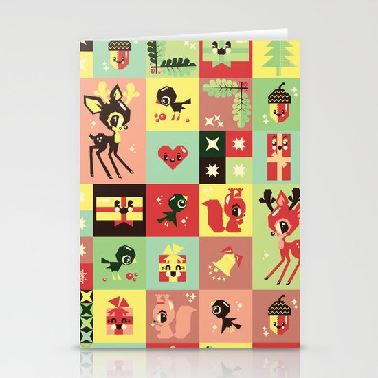 Christmas Geometric Pattern No. 2. Stationery Cards