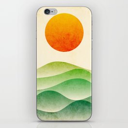 sunrise, spring iPhone Skin