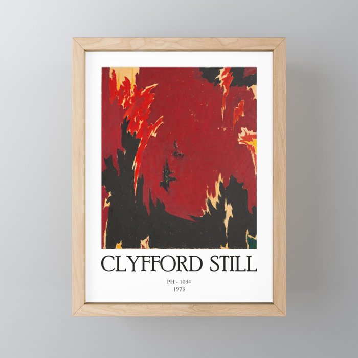 Clyfford Still - PH1034 Framed Mini Art Print
