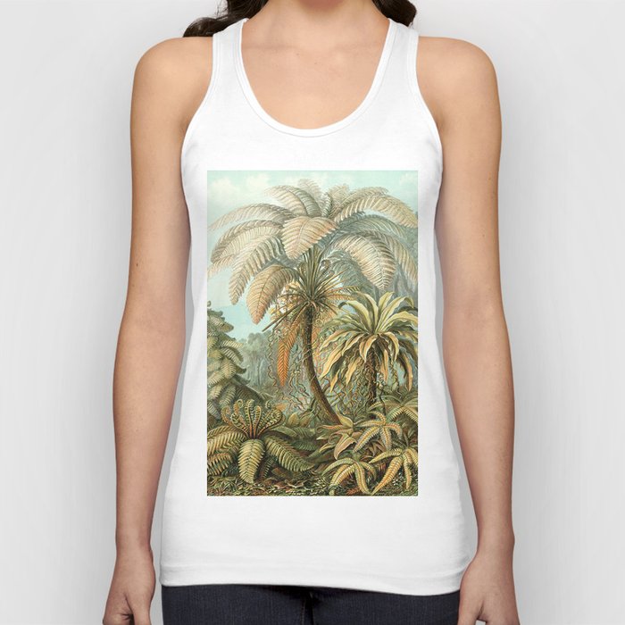 Vintage Tropical Palm Tank Top