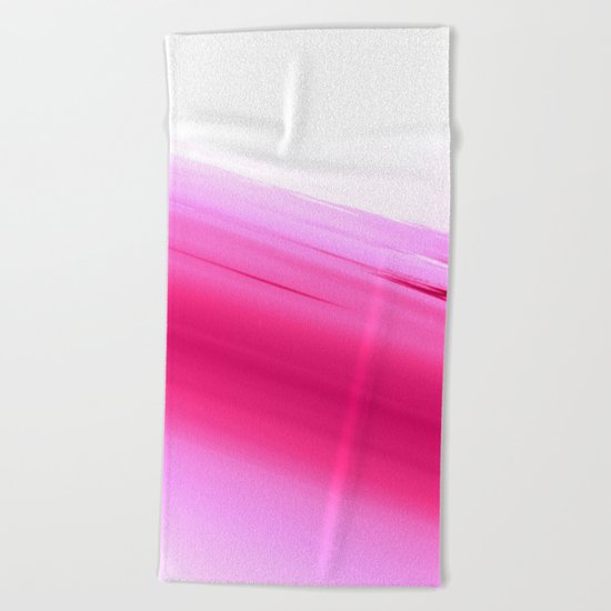 Pink Ombre Beach Towel