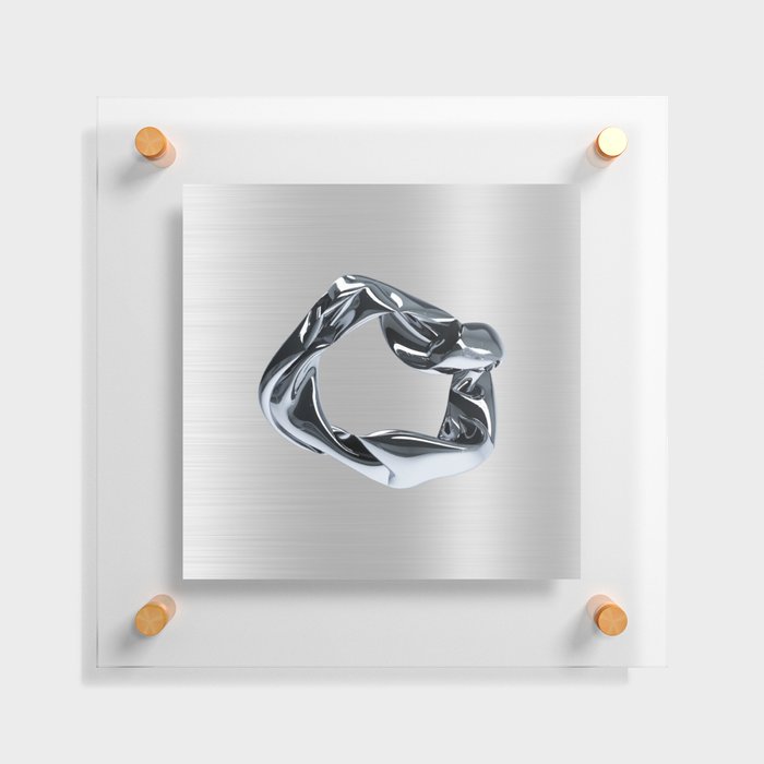 metal ring Floating Acrylic Print