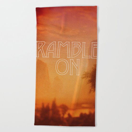 Ramble On Beach Towel