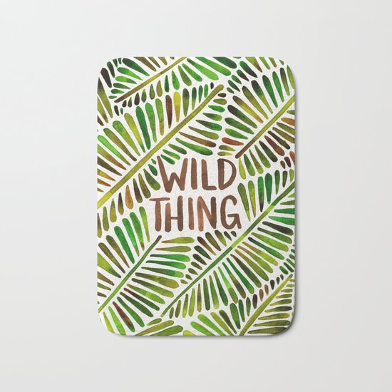 Wild Thing – Green Palette Bath Mat