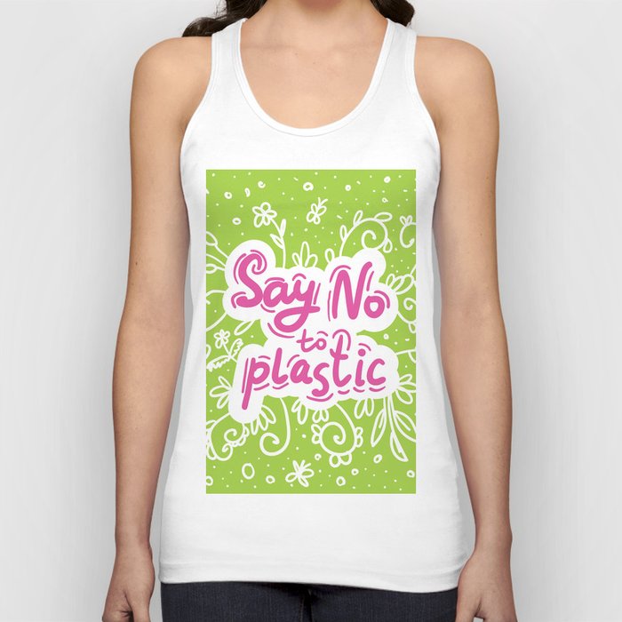 Say No To Plastic Pollution Problem Ecology Banner Poster Unisex Tank Top By Ekaterinap Society6,Sketch Anime School Boy Easy Anime Drawings