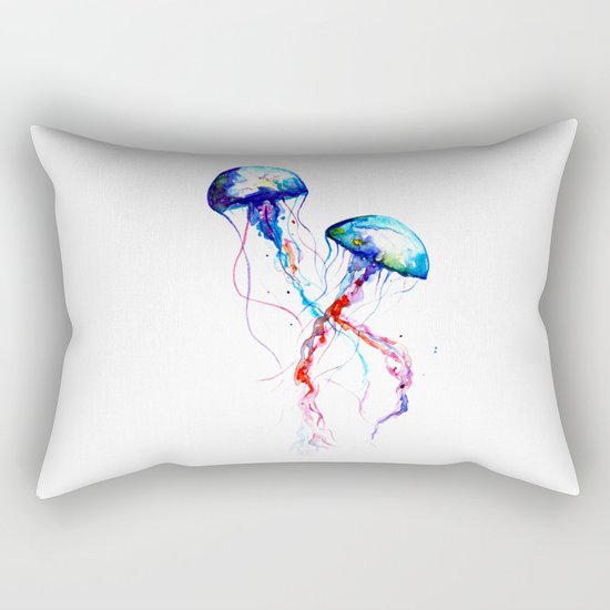 Jellyfish Rectangular Pillow