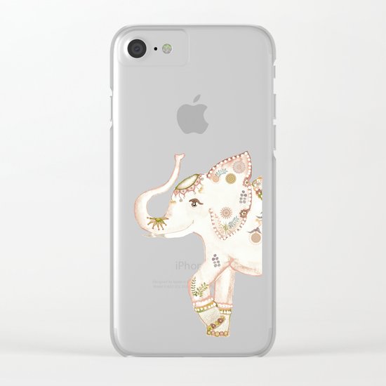 INDIAN ELEPHANT Clear iPhone Case