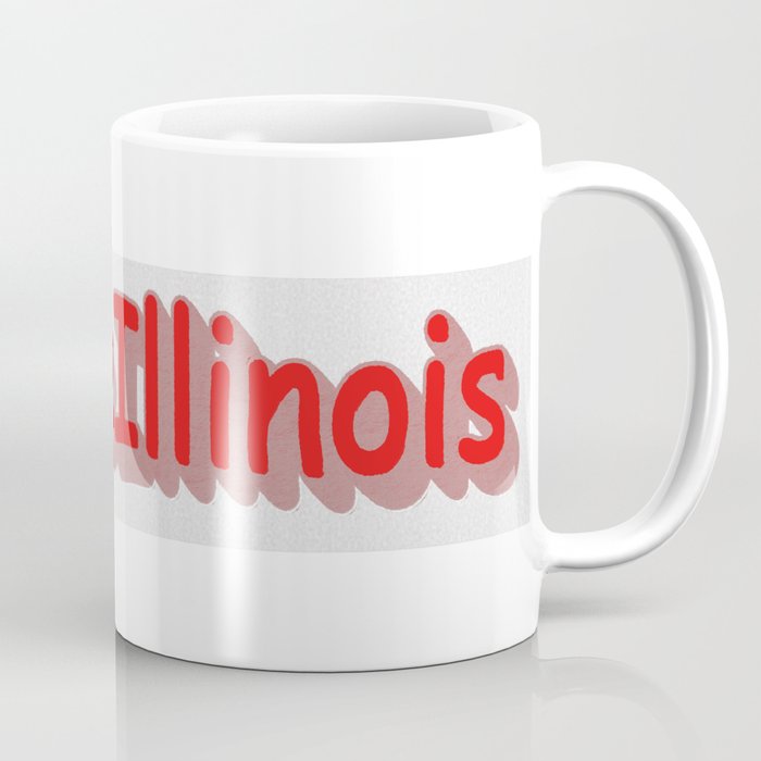"#iLoveIllinois " Cute Design. Buy Now Coffee Mug