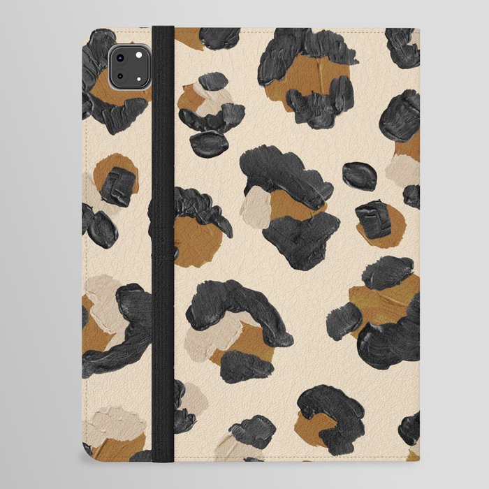 Leopard Print – Neutral Gold Light Palette iPad Folio Case