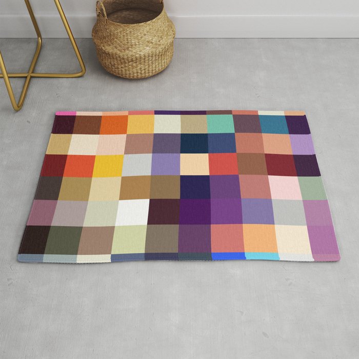 Kelpie - Multicolor Pixel Pattern Rug