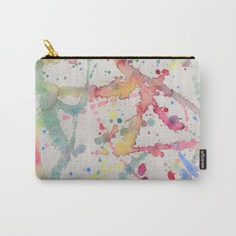 Abstract bright splashes #2 Carry-All Pouch