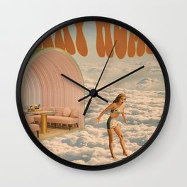 Stay Home Wall Clock
