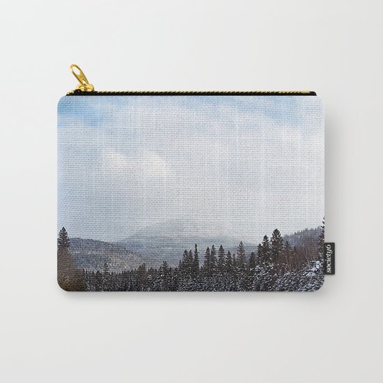 Winter in the Mountains Carry-All Pouch