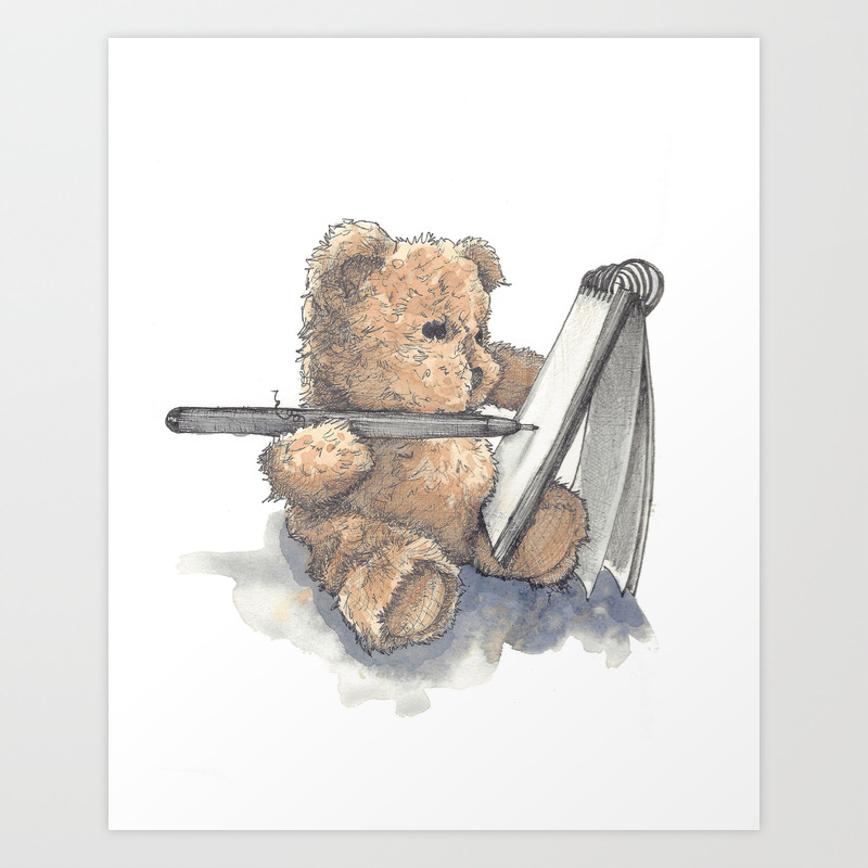 teddy bear artwork