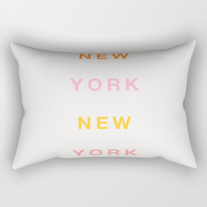 New York New York Rectangular Pillow