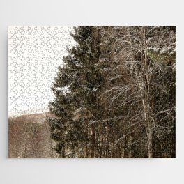 A Scottish Highland Winter Woodland Landscape Jigsaw Puzzle
