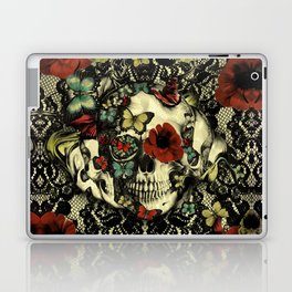 Vintage Gothic Lace Skull Laptop & iPad Skin