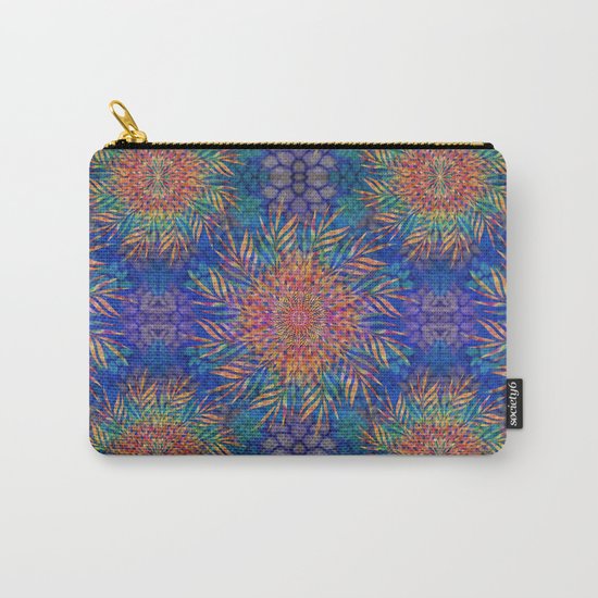 Palm Leaves Mandala Carry-All Pouch