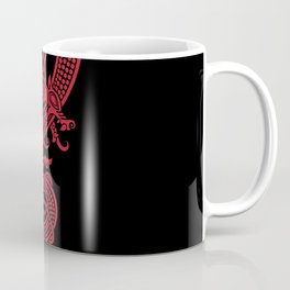 The viking dragon Fáfnir (red) Mug