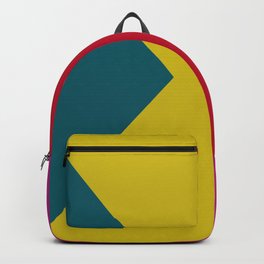 abstract hard edge triangle color Backpack | Geometric, Triangle, Hardedge, Colorful, Colortheory, Pattern, Abstract, Green, Minimal, Graffiti 