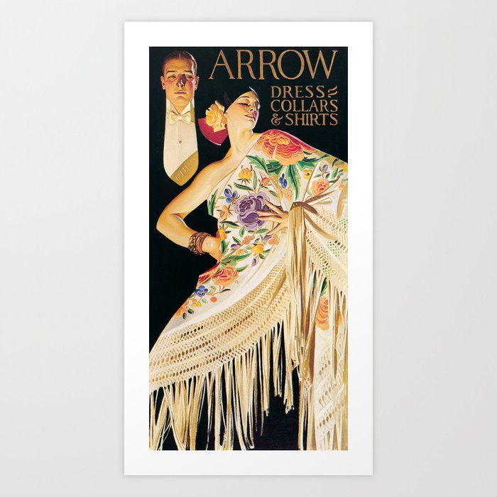 Arrow Collar advertisement, 1926 by Joseph Christian Leyendecker Art Print