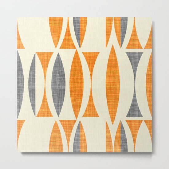 Seventies orange Metal Print