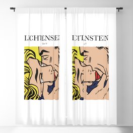 Lichtenstein - Kiss V Blackout Curtain