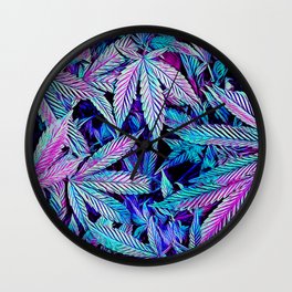 Cannabis Jewels Wall Clock