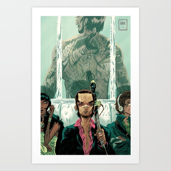 Yakuza Art Print