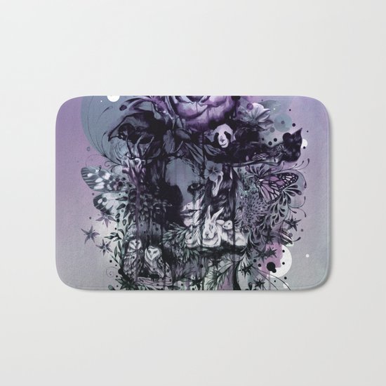Doom and Bloom Bath Mat