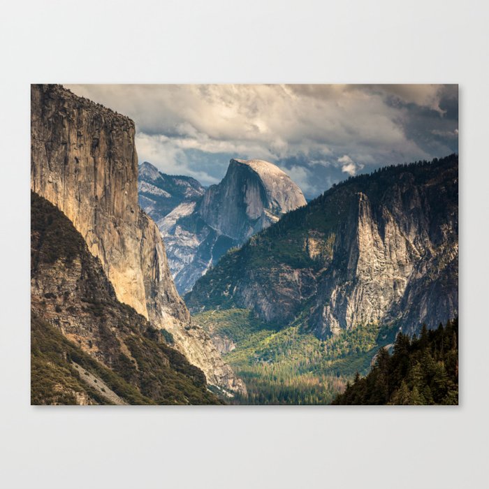 Yosemite National Park Last Light Of The Day  10-2-18 Canvas Print