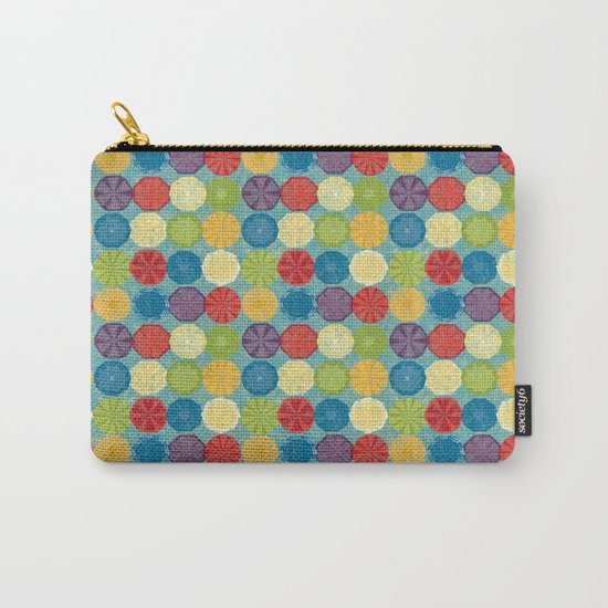 round and colour 6 Carry-All Pouch