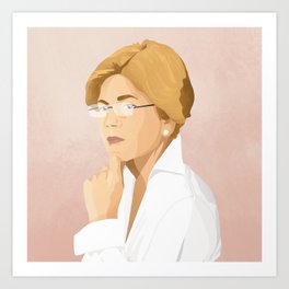 Elizabeth Warren Art Print