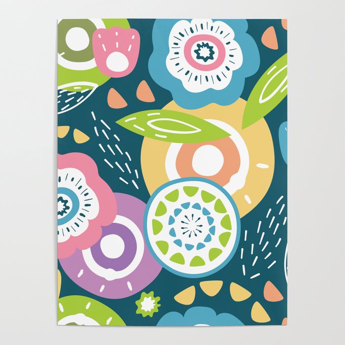 Beautiful Floral Spring Decorations Poster