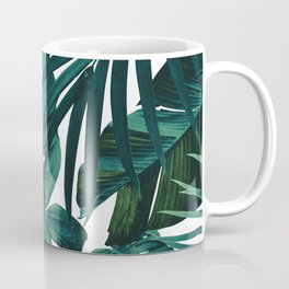 Tropical Jungle Leaves Pattern #1 #tropical #decor #art #society6 Coffee Mug
