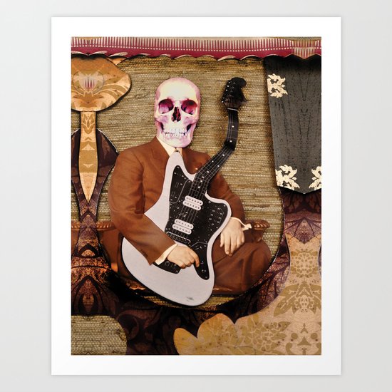 Guitar Reaper Art Print