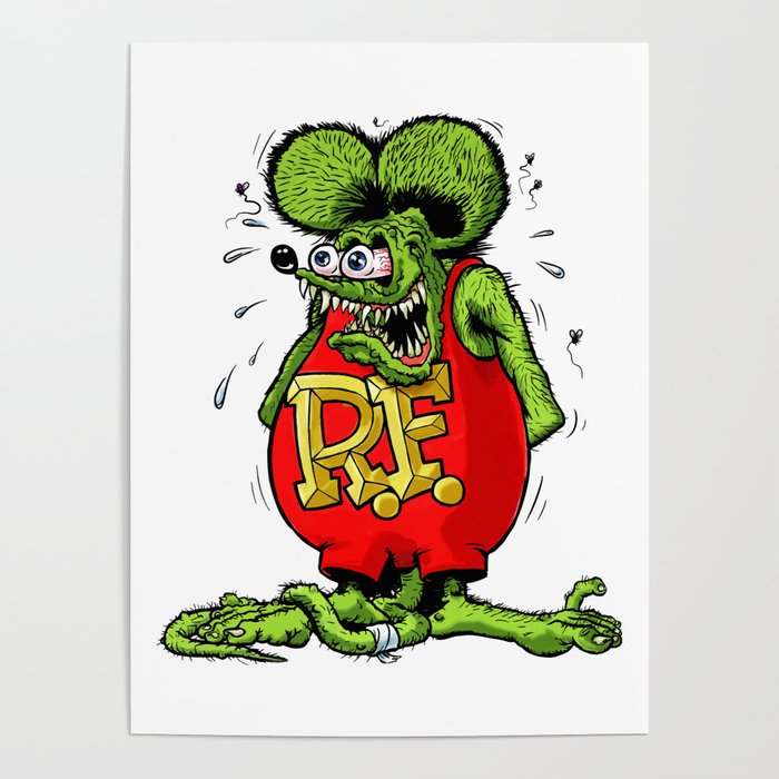 The Rat Fink | Muscle Car | Hot Rod Poster