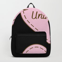 I Love Univercity Simple Heart Design Backpack | Love, Text, Minimalism, Iloveunivercity, Univercity, Lover, Iheartunivercity, Customized, Gifts, Minimalist 