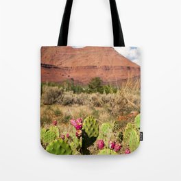 Prickly Pear Cactus Tote Bag