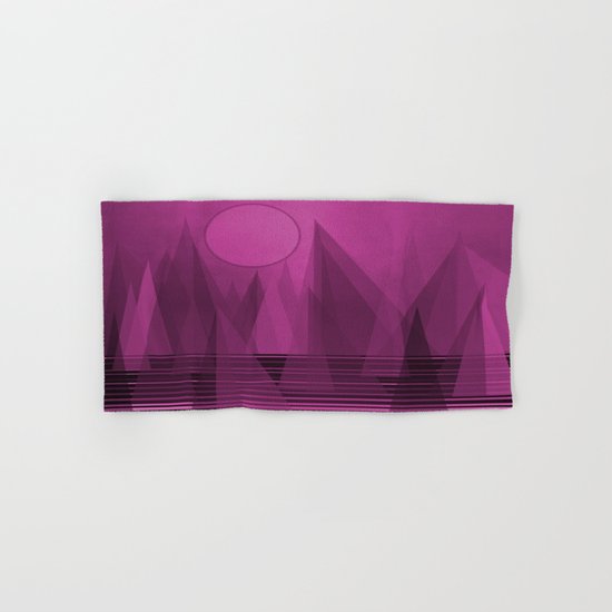 Purple Landscape Hand & Bath Towel
