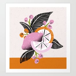 Pink Lemonade by Megan Roy Art Print