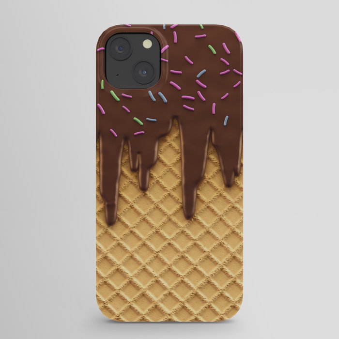 Melting Chocolate Lover Ice Cream Sweet Tooth Candy iPhone Case