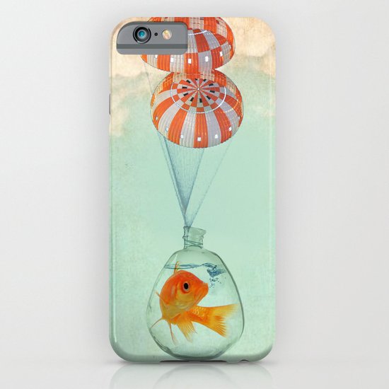 parachute goldfish iPhone & iPod Case