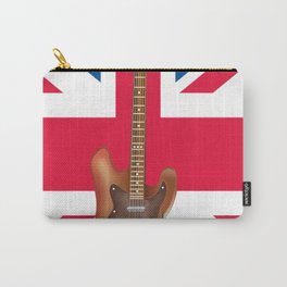 British Invasion Carry-All Pouch | Guitarplayer, Cartoonguitar, Musicalinstrument, Ukflag, Electricguitar, Britishflag, Cartoon, Guitarmusic, Britishinvasion, Unionjack 