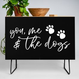 You Me And The Dogs Credenza