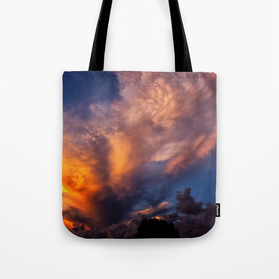 Winged Sunset Tote Bag