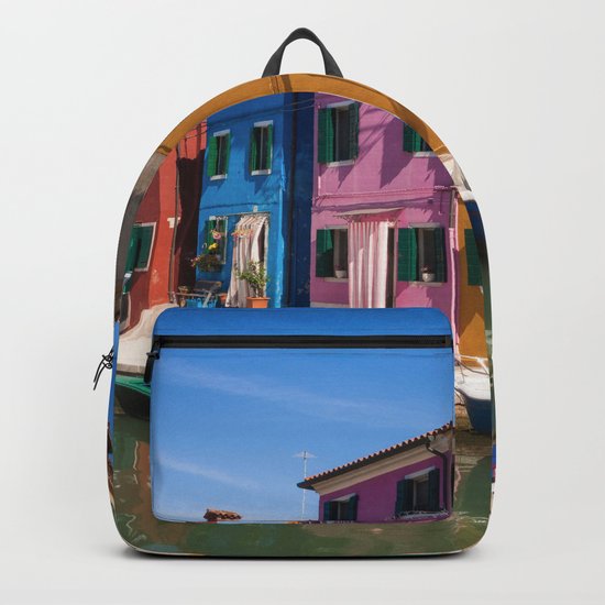 Colorful houses Backpack