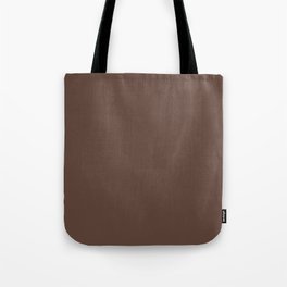 Dark Chocolate Solid Color Accent Shade / Hue Matches Sherwin Williams Fairfax Brown SW 2856 Tote Bag